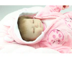 NPK reborn doll with soft real gentle touch simulation 18inches lifelike reborn soft silicone vinyl newborn baby doll