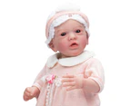 NPK20inch Aready Painted Finished Doll Aleyna as Picture 3D Skin Visible Veins High Quality Collectible Handmade Reborn Art Doll