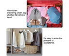 20 pcs Travel Shoe Bags Waterproof Portable Shoe Storage Pouch - Light gray