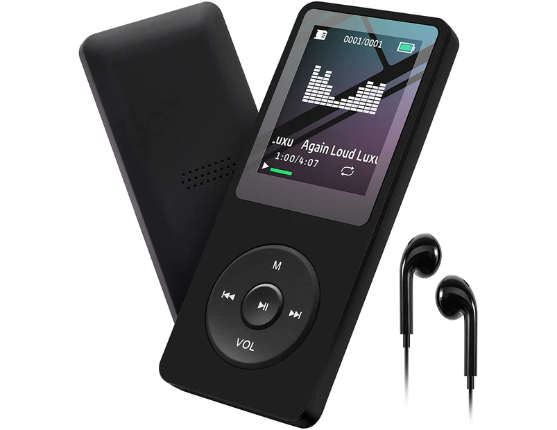 MP3 Player 32GB with Speaker FM Radio Headset Portable