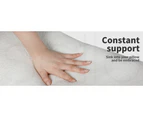 Dreamz Body Pillow Memory Foam Long Full Cushion Sleep Maternity Nursing Support - White