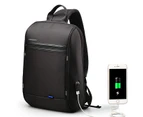 Youngshion Unisex 13 Inch Anti Theft Single Shoulder Laptop Backpack Waterproof Coss-body Sling Bag with USB Charging Port