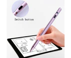 Stylus Pens for Touch Screens,Pencil Smart Digital Pens Fine Point Stylus Pen Compatible with iPhone iPad,Samsung - Pink