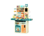 Keezi Kids Kitchen Pretend Play Set Cooking Sound Steam Light Function