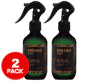 2 x Organic Choice Air Freshener & Linen Spray Black Orchid & Smoked Sandalwood 200mL