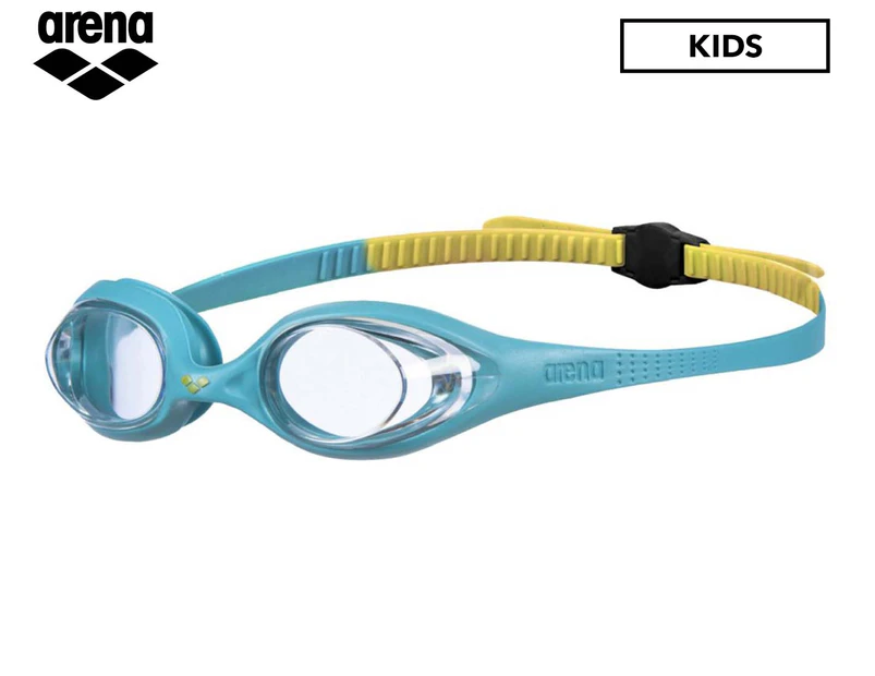 Arena Kids' Spider Jr. Swim Goggles - Clear/Mint/Yellow