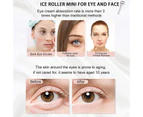 Beakey Mini Facial Massage Ice Roller for Eye Puffiness-White
