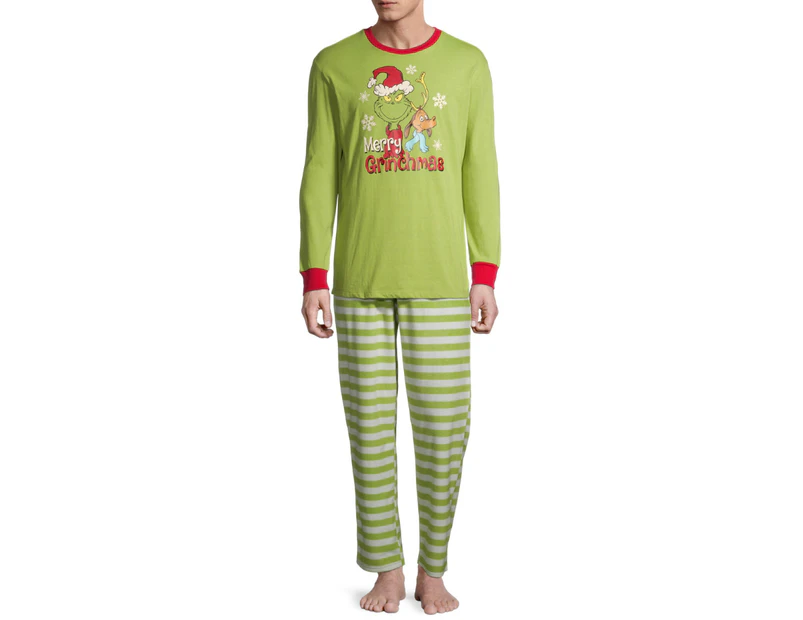 Christmas Pyjamas Set Mens Womens Long Sleeve Nightwear Loungewear Outfit - Dad
