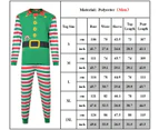 Family Matching Christmas Pyjamas Set Xmas Elf Mom Dad Nightwear Loungewear - Dad