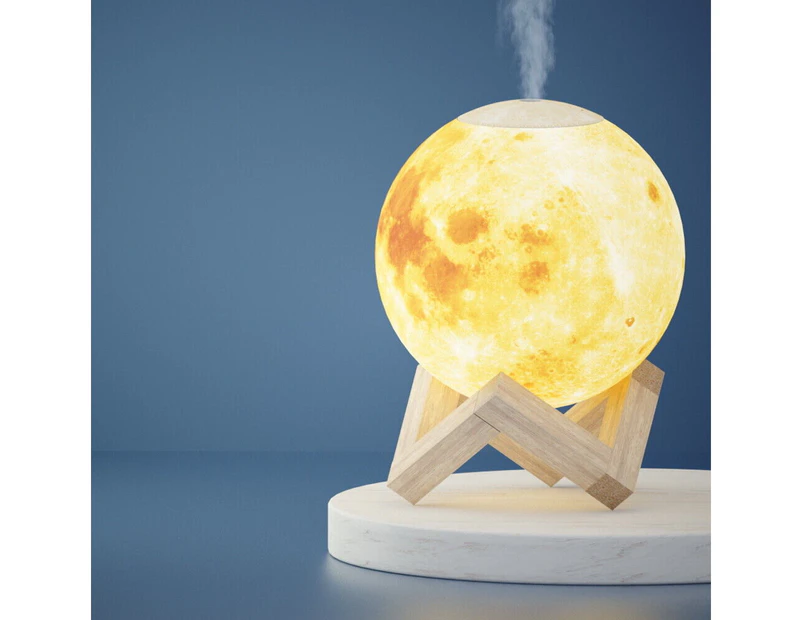Aromatherapy Diffuser Essential Oil Aroma Air Humidifier LED Moon Lamp USB Plug