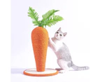 Cat Scratching Posts for Indoor Cats,Cute Carrot Cat Scratching Post,Sisal Cat Scratcher, Cat Scratch Toy, Cat Nail Scratcher, Cat Pole