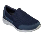 Mens Skechers Equalizer 3.0 - Bluegate Navy Slip On Sneaker Shoes - Navy