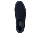Mens Skechers Equalizer 3.0 - Bluegate Navy Slip On Sneaker Shoes - Navy