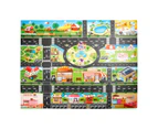 Pretend Play Toy Anti-deformed Universal Fabric Children City Map Toy for Indoor