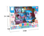 1 Set Play House Toys Simulation Pretend Play ABS Dessert Shop Cart Children Gift for Kids-Random Color