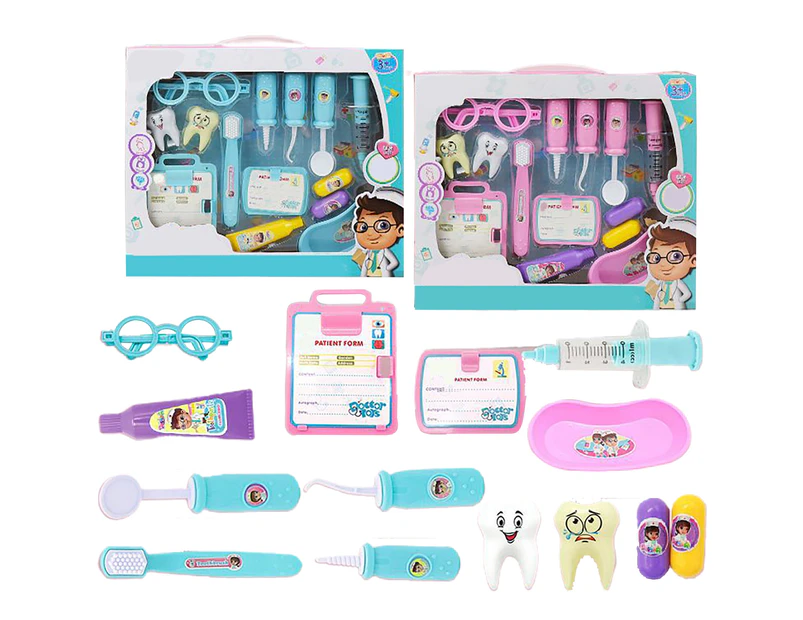 1 Set Medical Toys Creative Educational Plastic Doctor Nurse Pretend Play Kits for Kids-Random Color