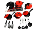 Kids Play Toy Kitchen Cooking Food Utensils Pans Pots Dishes Cookware Supplies
