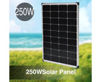 250W 12V Mono Solar Panel Caravan Home Off Gird Battery Charging Power 250 Watt