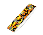 Camo Anti-Slip Tennis Badminton Racket Bat Sweat Absorption Handle Tape Overgrip Camouflage Orange