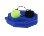 Portable Tennis Single Self Training Base Rubber Sparring Device Ball Holder Blue