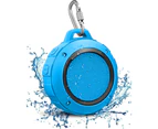 Outdoor  Bluetooth Wireless Portable Mini Shower Travel Speaker - Blue