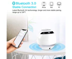 5W Bass Bluetooth Speaker,  Crystal Sound-Mini Wireless Speaker - Blue