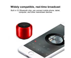 Bluetooth Speaker-Bluetooth 5.0 Dual Pairing Loud Wireless Mini Speaker - Red