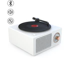 Vintage Radio Retro Bluetooth Speaker, Wireless Portable Speaker - White