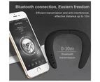 Neckband Portable Bluetooth Speakers,  Wireless Wearable Personal Body - Grey