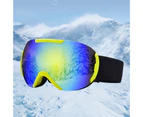 Winter Outdoor Anti-Fog Ski Snowboard Goggles UV Protection Glasses Eyewear Black