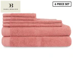 Daniel Brighton 6-Piece Towel Pack - Rose
