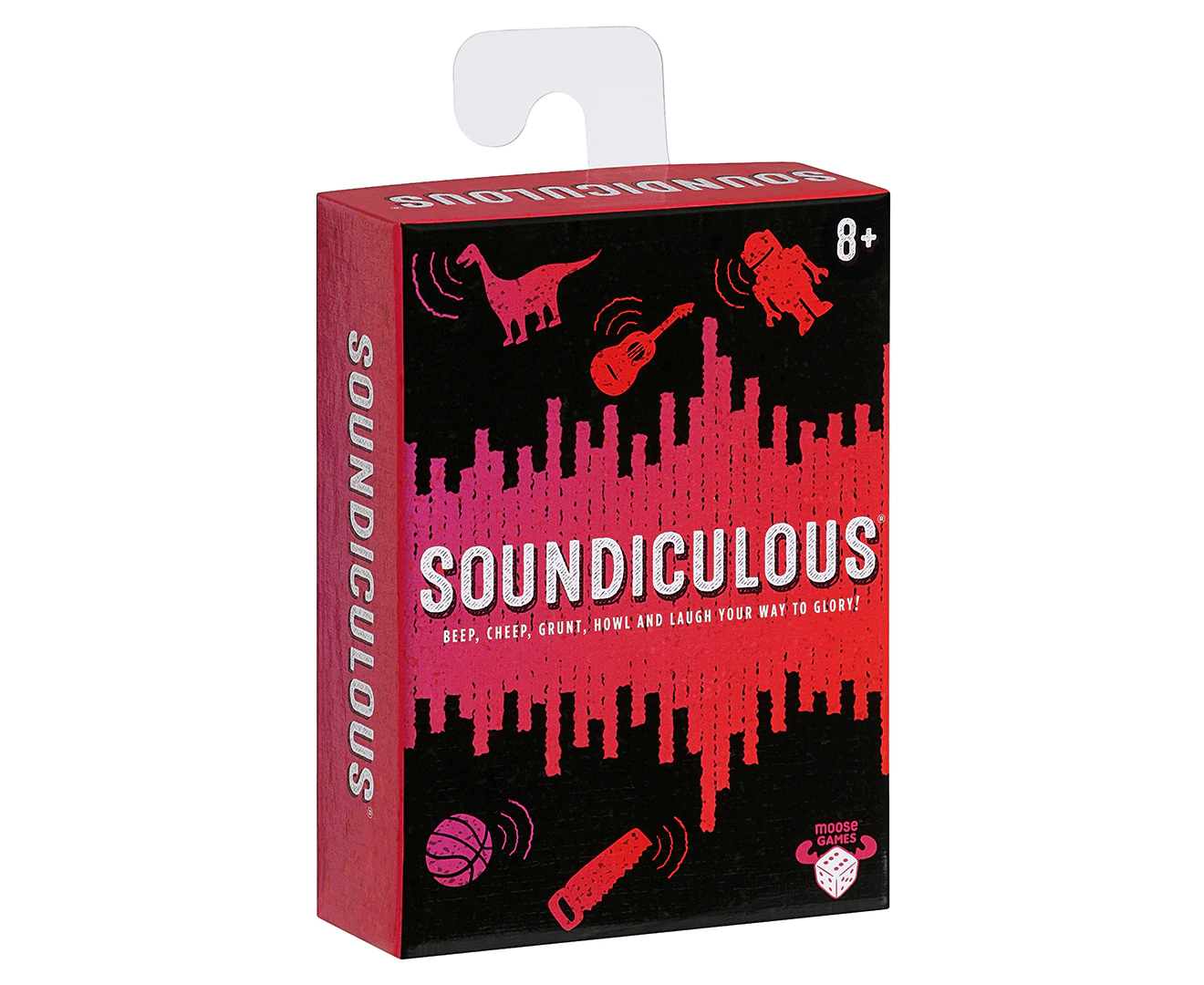 Moose Games Soundiculous Rediculous Sounds Tabletop Family/Kids/Party Game 8+