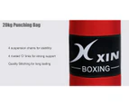 3 in 1 Boxing Punching Bag Stand - 20kg Punch Bag + Speed Ball and Ceiling Ball