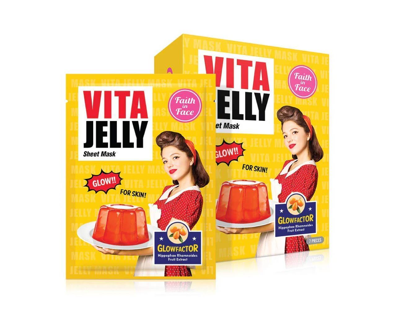 Faith In Face Vita Jelly Sheet Mask ( 7 Pcs)