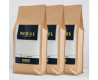 Potblack Wanderer dark roast espresso coffee beans — 3x 1kg bags