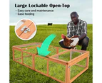 Paw Mate 180 x 90 x 48cm Chicken Coop Run Extension Rabbit Hutch Cage