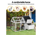 i.Pet Chicken Coop Rabbit Hutch 166cm x 120cm x 112cm Large House Run Cage XL Bunny Wooden