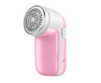 Fabric Shaver Defuzzer, Rechargeable Lint Remover, Electric Sweater Shaver with Replaceable Stainless Steel BladeColorPink