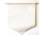 Nordic Blank Cotton Brooch Pin Badge Holder Hanging Wall Display Banner Flag-White M