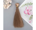 Thick Natural Straight Hair Wig Doll Toy Hairpiece Accessories Children Gift-14#