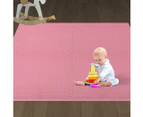 Bopeep EVA Foam Kids Play Mat Floor Kid Crawling Interlocking Home Beige - Pink