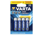 Batteries Varta High Energy 4 X Aaa Batteries