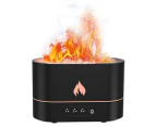 250ml USB Air Humidifier Essential Oil Aroma Diffuser 3D Flame Mist Home Decor