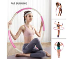 Fitness Hula Hoop for Weight Reduction, Hula Hoops Adults & Children, Tires with Foam From 0.75 To 1.0kg Adjustable Hula Hoops for Fitness