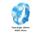 Bubble Sensory Bracelet Toys Stress Relief Wristband Fidget Toys Wearable Pop Its Funny Relief Game Soft Squeeze Toy Style 2