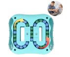 Rotating Magic Bean Toys For Kids Adult Spinning Game Unisex Magic Bean Iq Game Toys Can Improve Thinking Ability Cyan