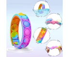 Bubble Bracelet Toy Wearable Wristband Fidget Sensory Toys Hand Finger Press Silicone Bracelet Style 1