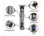 Barber Shop Oil Head 0mm Electric Hair Trimmer Professional Haircut Shaver Carving Hair Beard Machine Styling Tool