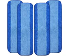 Replacement Microfiber Cleaning Pads for Bona Wet&Dry Mop, 18 Inch, Washable & Reusable Refillssize6 Pack