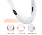 EMS Facial Lifting Device Facial Massager LED Photon Therapy Face Slimming Vibration Chin V Line Lift Belt Cellulite Jaw Device - White